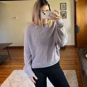 Pale purple sweater